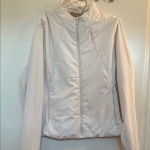 Iris Women's Soft Cream Puffer Coat, lightweight and warm